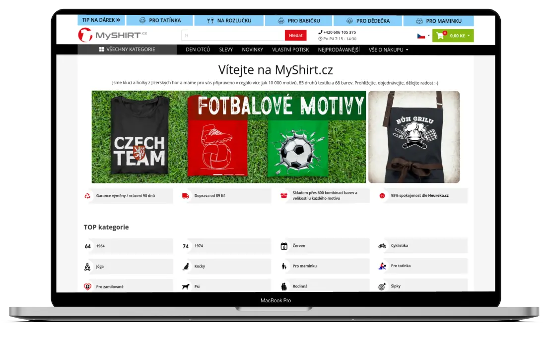 Náhľad e-shopu myshirt.cz